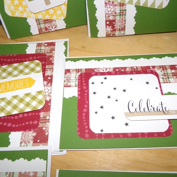 Handmade Stampin' Up! Christmas Card Set - Lot 1 - Picture 3 of 7